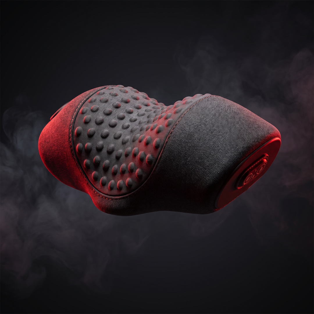 Electric Neck Massager Pillow Cervical Traction Support Pillow with Heat Vibration Massage Orthopedic Neck Stretcher for Back Pain Relief Home Use