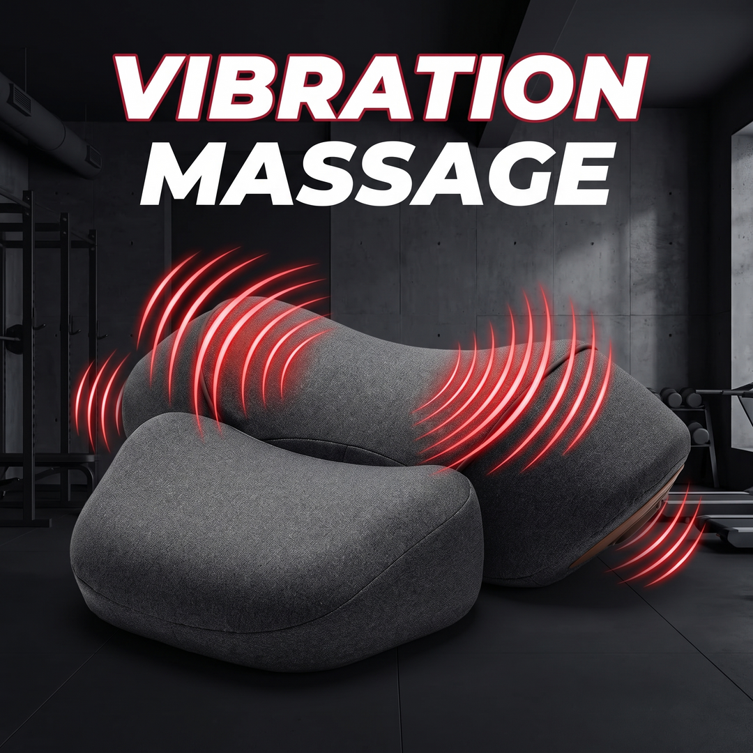 Electric Neck Massager Pillow Cervical Traction Support Pillow with Heat Vibration Massage Orthopedic Neck Stretcher for Back Pain Relief Home Use