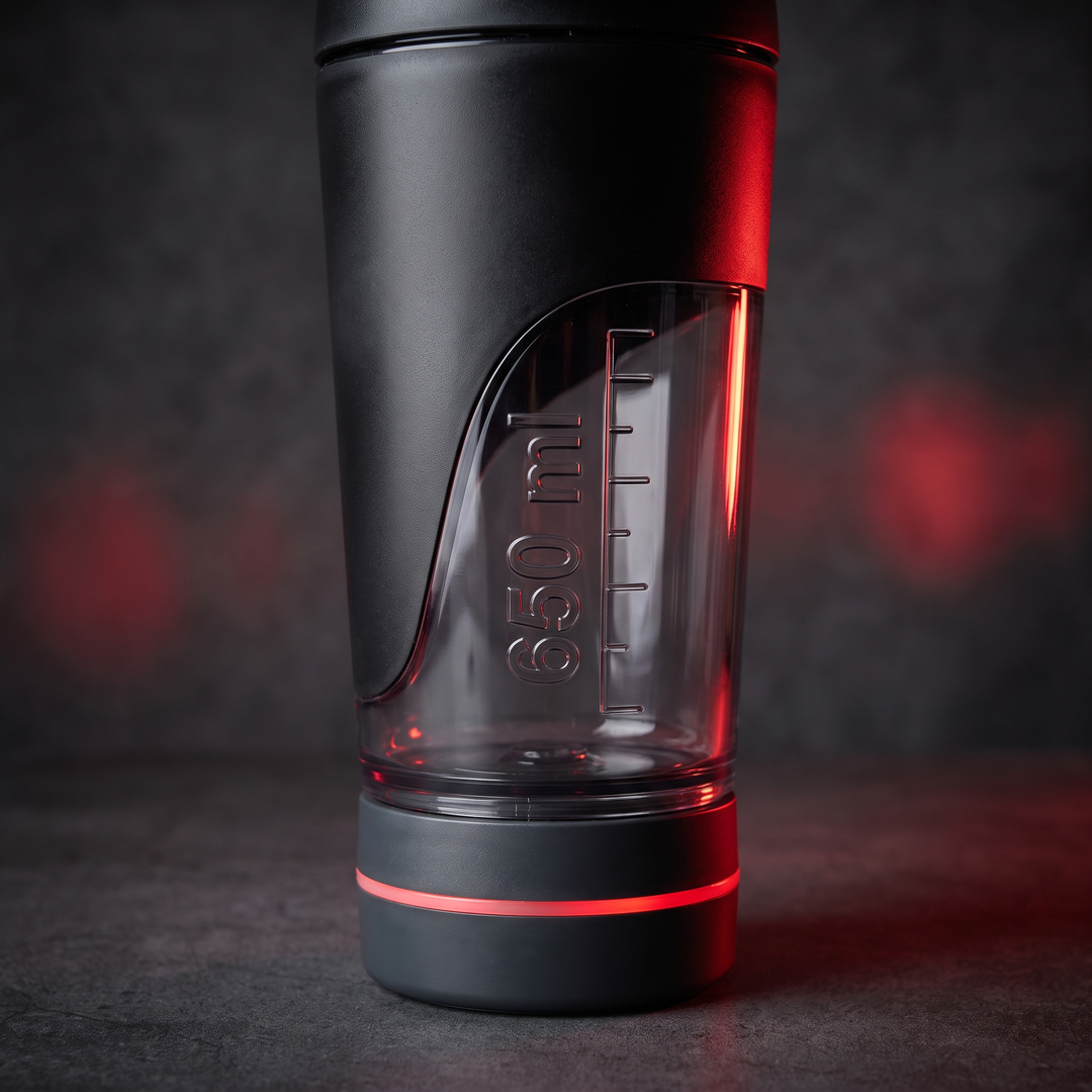 Electric Protein Shaker Bottle 650ml Automatic Mixing Cup Blender Bottle for Gym Fitness Workout Protein Powder Smoothie Milk Coffee Home Outdoor Use