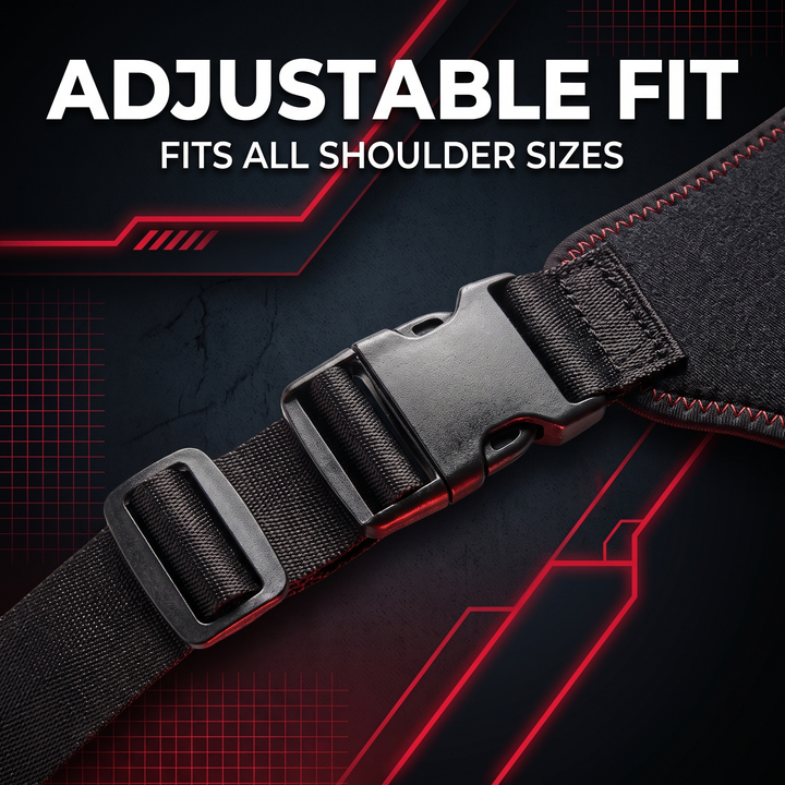 Electric Shoulder Massager Heating Vibration Massage Belt Shoulder Brace Wrap Pad Rechargeable Wireless Relief Support for Home Use