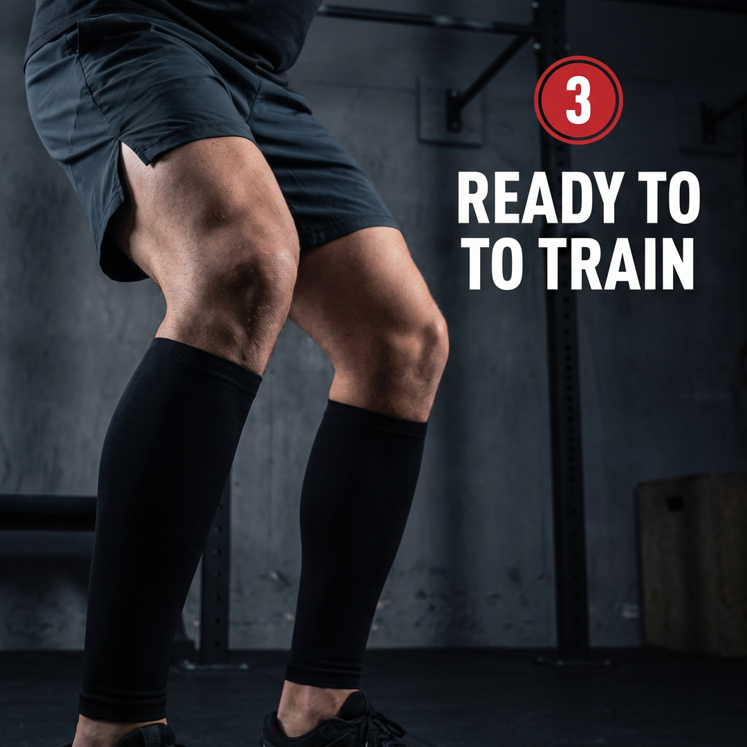 Ergonomic Calf Compression Sleeves Men Women Leg Compression Sleeve Footless Support Socks Shin Splint Varicose Vein Relief Pair