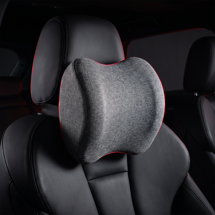 Ergonomic Car Neck Pillow Memory Foam Headrest Cushion Lumbar Back Support Breathable Seat Pillow Stress Relief Travel Cushion