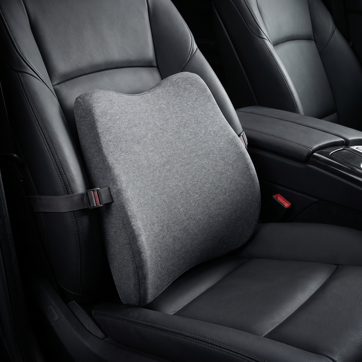Ergonomic Car Neck Pillow Memory Foam Headrest Cushion Lumbar Back Support Breathable Seat Pillow Stress Relief Travel Cushion