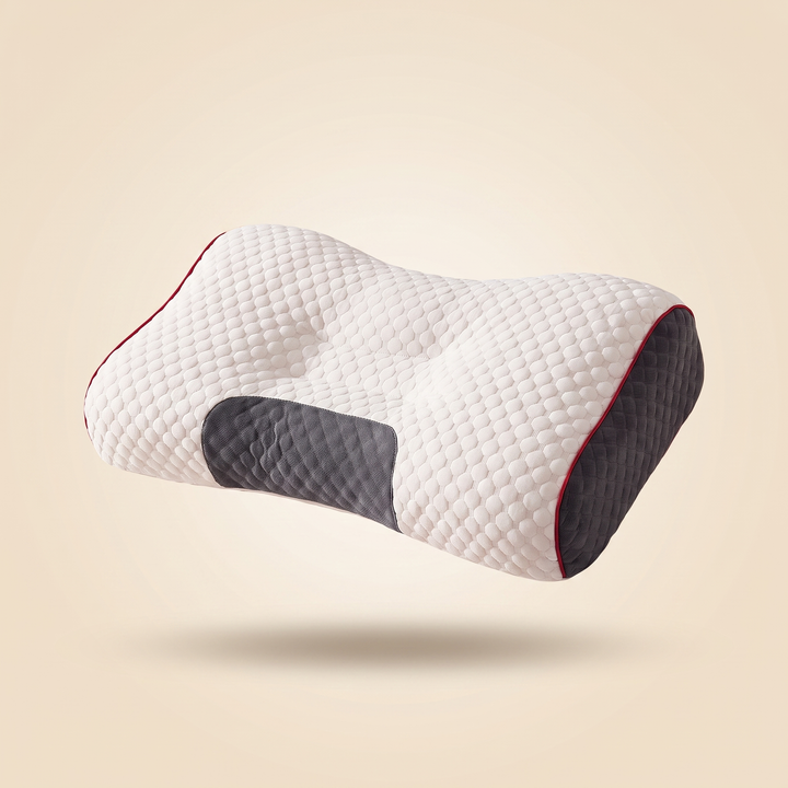 Ergonomic Cervical Neck Pillow Orthopedic Support Pillow for Sleeping Soybean Fiber SPA Massage Pillow Neck Pain Relief Home Use