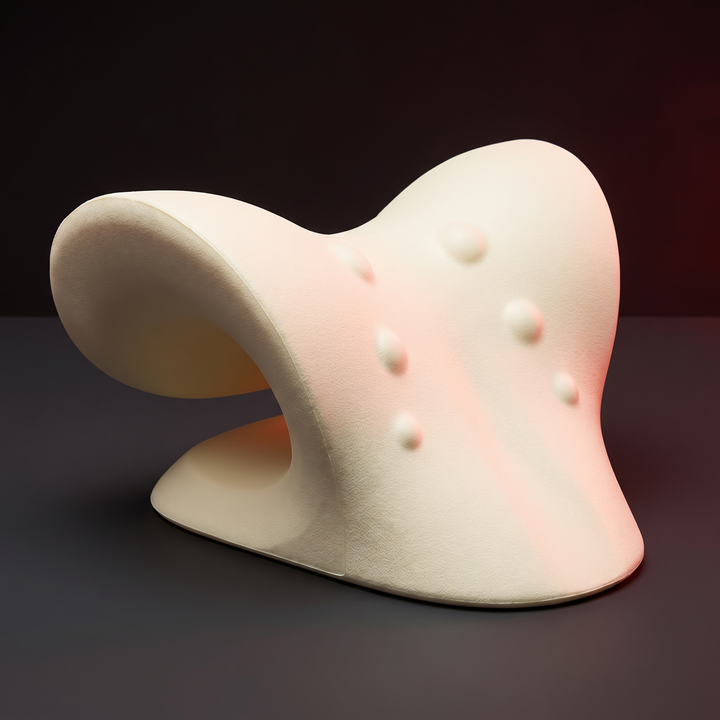 Ergonomic Cervical Neck Stretcher Spine Alignment Pillow Shoulder Relaxer Neck Massager Cervical Traction Device for Neck Pain Relief Posture Support Home Use
