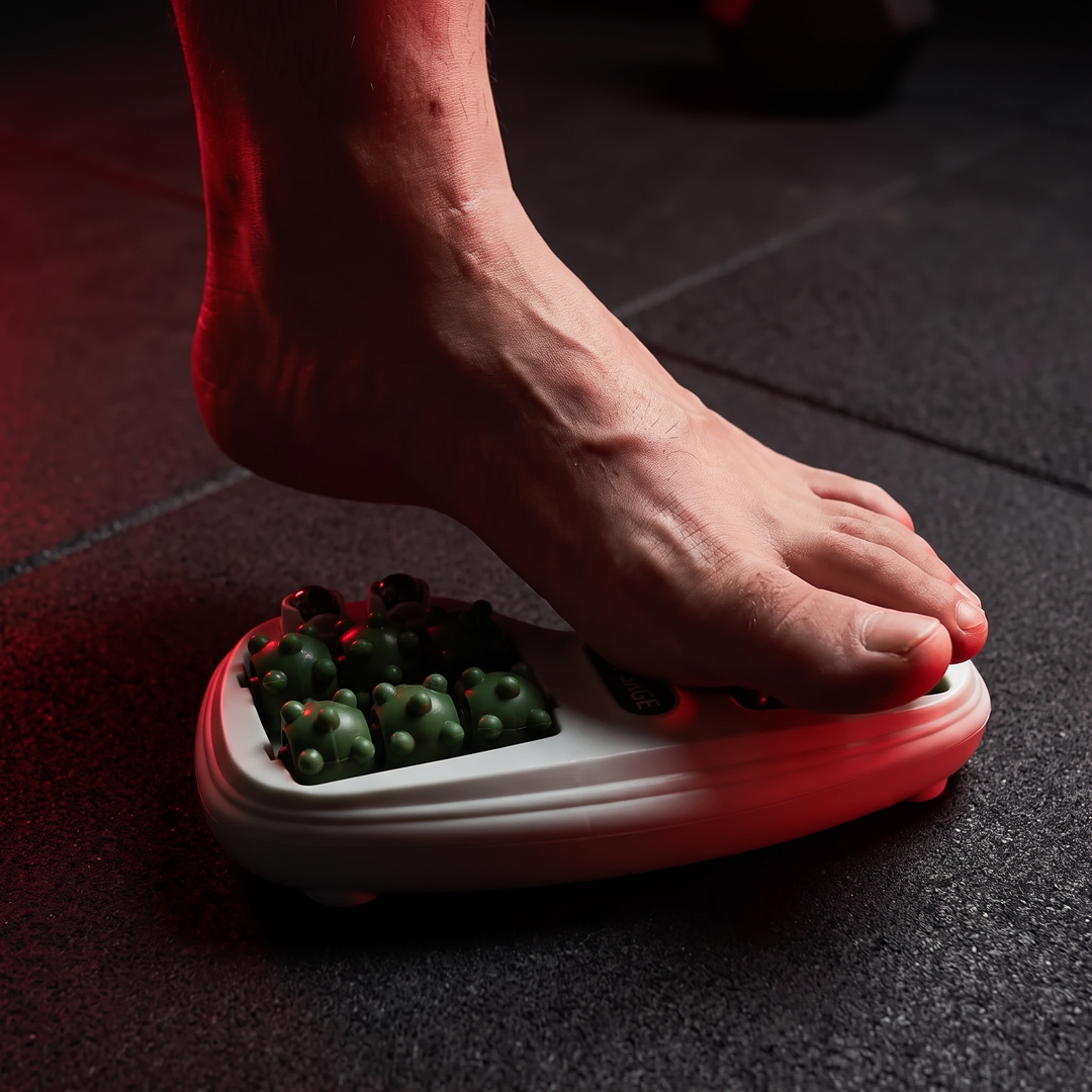 Ergonomic Foot Massage Roller Plantar Fasciitis Arch Heel Pain Relief Tool Finger Pressure Acupressure Foot Roller for Muscle Soreness Recovery Home Use