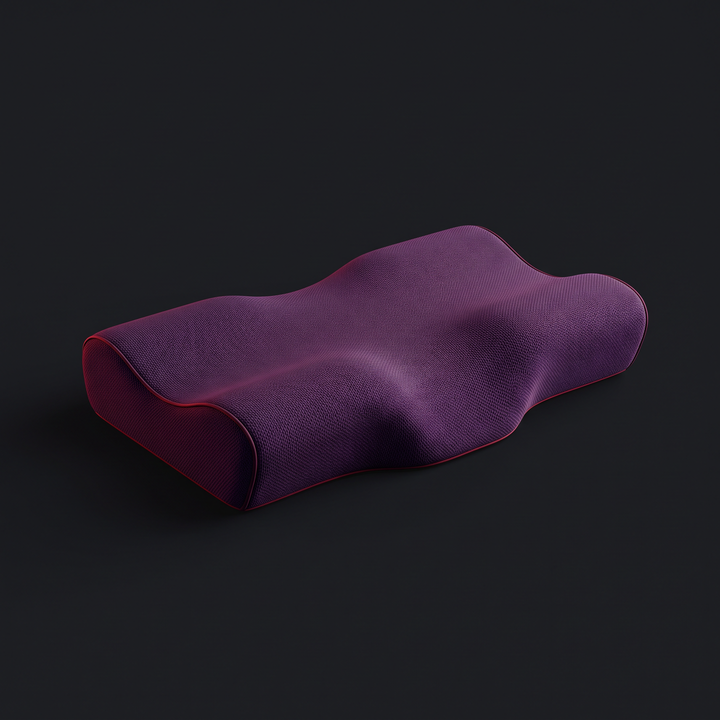 Ergonomic Memory Foam Cervical Pillow Contour Neck Support Pillow for Neck Pain Relief Side Back Stomach Sleeper Orthopedic Design Home Sleep Recovery