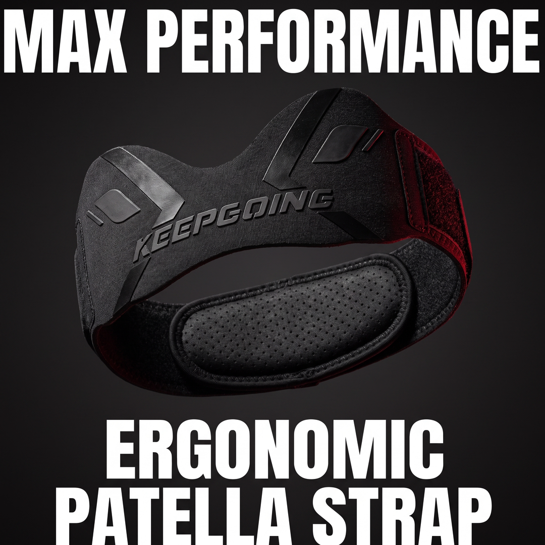 Ergonomic Patella Knee Strap Knee Support Band Tendon Stabilizer Brace with Cushioned Pad for Pain Relief Running Jumping Fitness Recovery