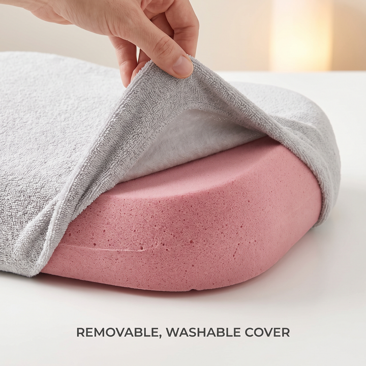 Ergonomic Prone Face Down Pillow Memory Foam Headrest for Massage Table Beauty Salon Physiotherapy Rest Support Cushion
