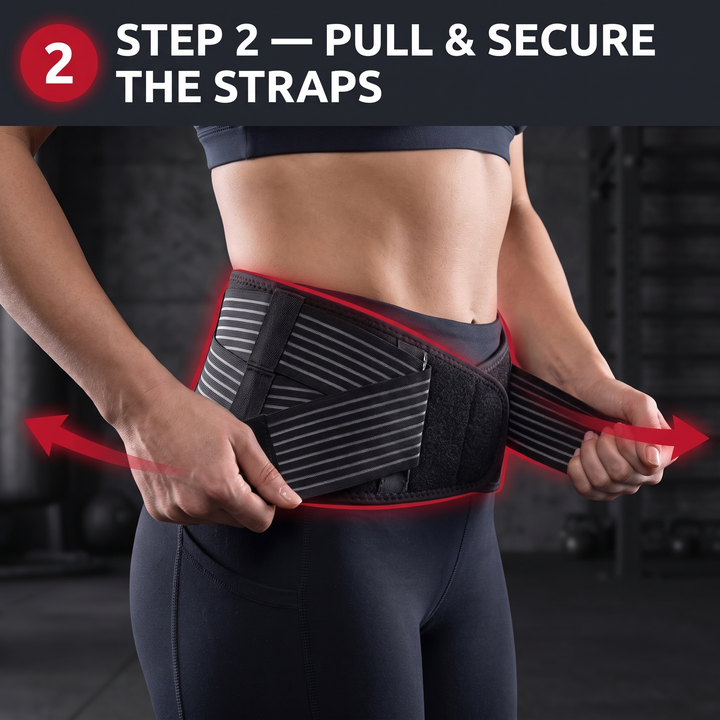 Ergonomic Sacroiliac Hip Belt for Women and Men SI Joint Support Belt Lower Back Lumbar Sacral Pain Relief Posture Brace