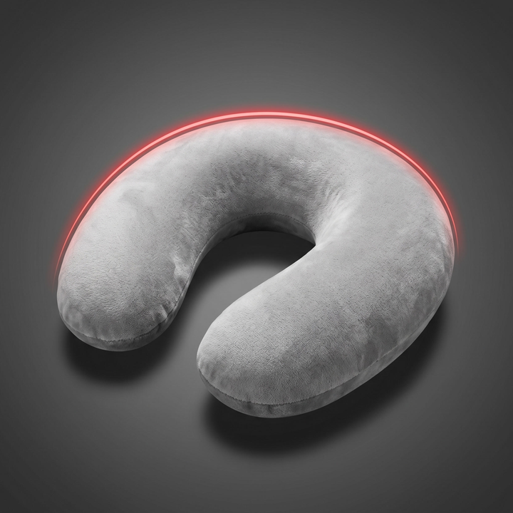 Ergonomic Travel Neck Pillow Memory Foam U-Shaped Neck Support Pillow Adjustable Portable Soft Cervical Rest Pillow for Travel Sleep Office Nap Recovery