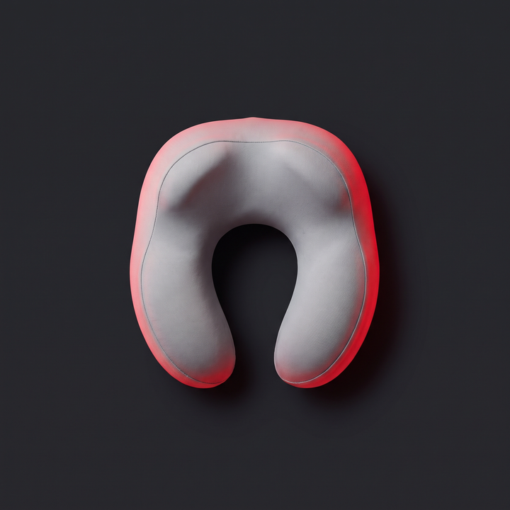 Ergonomic Travel Neck Pillow Memory Foam U-Shaped Neck Support Pillow Adjustable Portable Soft Cervical Rest Pillow for Travel Sleep Office Nap Recovery