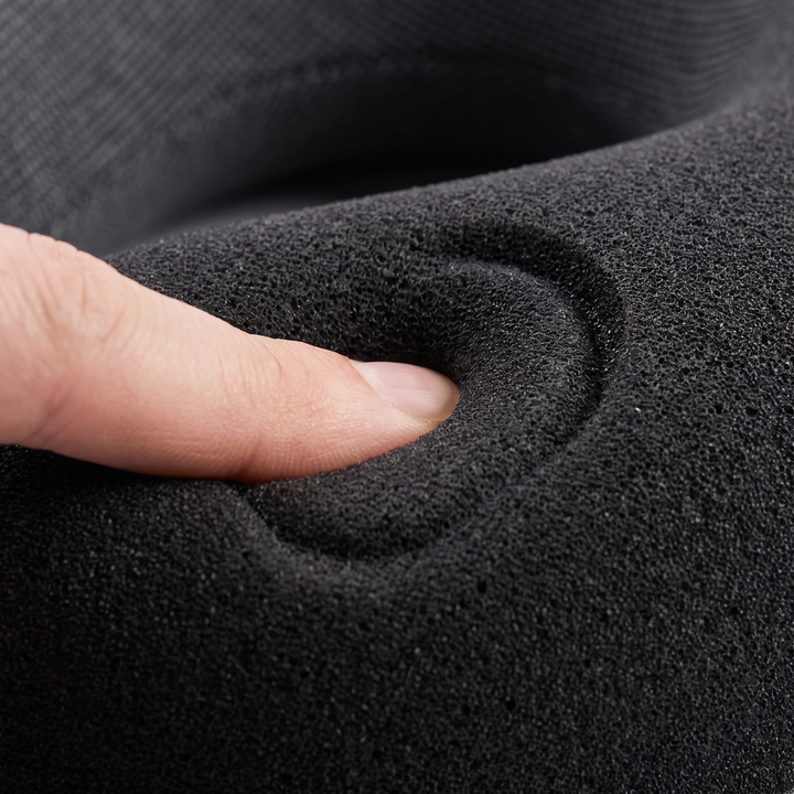 Ergonomic Travel Neck Pillow Memory Foam U-Shaped Neck Support Pillow Adjustable Portable Soft Cervical Rest Pillow for Travel Sleep Office Nap Recovery