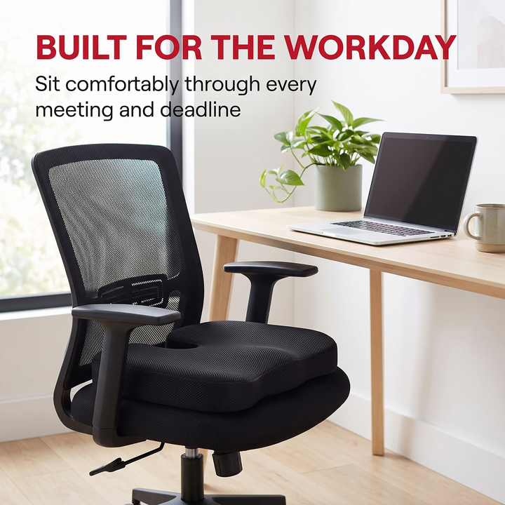 Ergonomic U-Shape Gel Memory Foam Seat Cushion Orthopedic Coccyx Tailbone Support Office Chair Car Seat Pain Relief Cushion