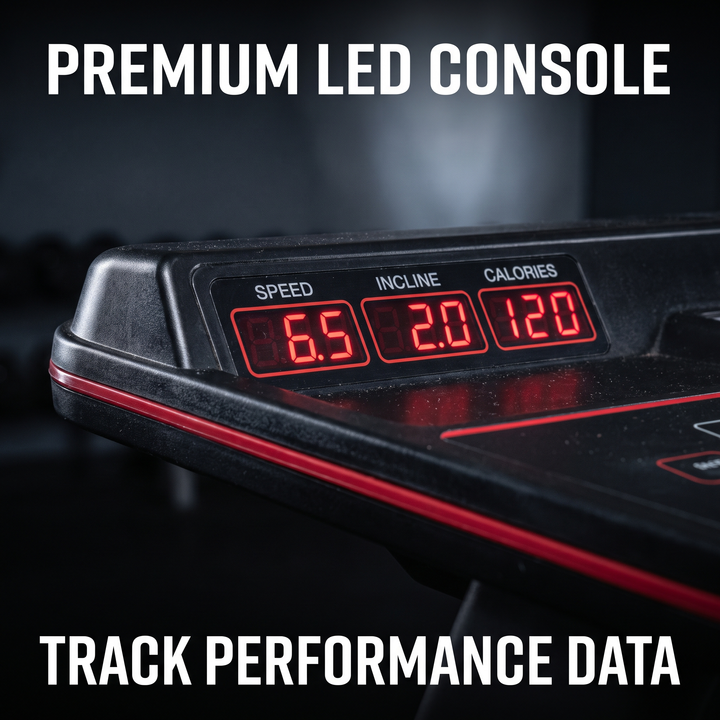 Foldable Treadmill Home Gym Running Machine Quiet 3.0HP Motor 7-Layer Shock Absorption 15 Incline Levels LED Display 400LBS Capacity Walking Jogging