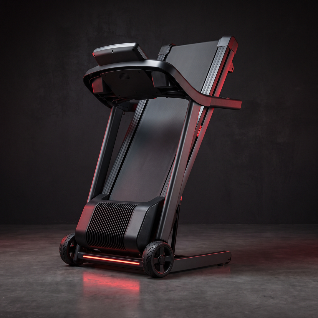 Foldable Treadmill with Handle 3-in-1 Portable Home Treadmill 16% Incline 12 Preset Programs 400 lbs Capacity Triple Screen Home Gym Cardio