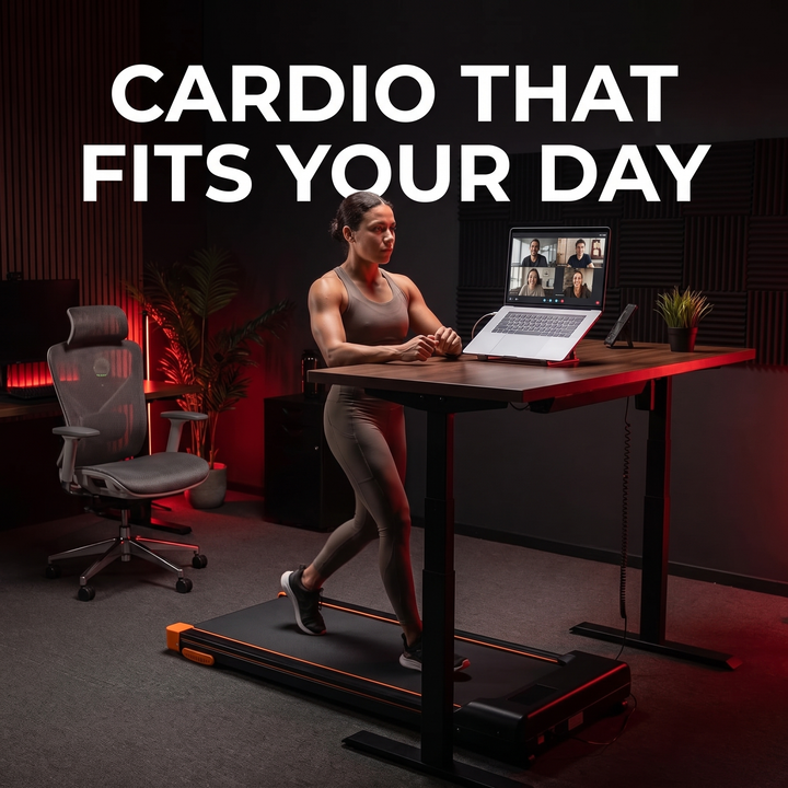 Foldable Walking Pad Treadmill with 12% Incline 12 HIIT Modes 300LB Capacity Home Gym Treadmill with App Heart Rate LED Display Speaker
