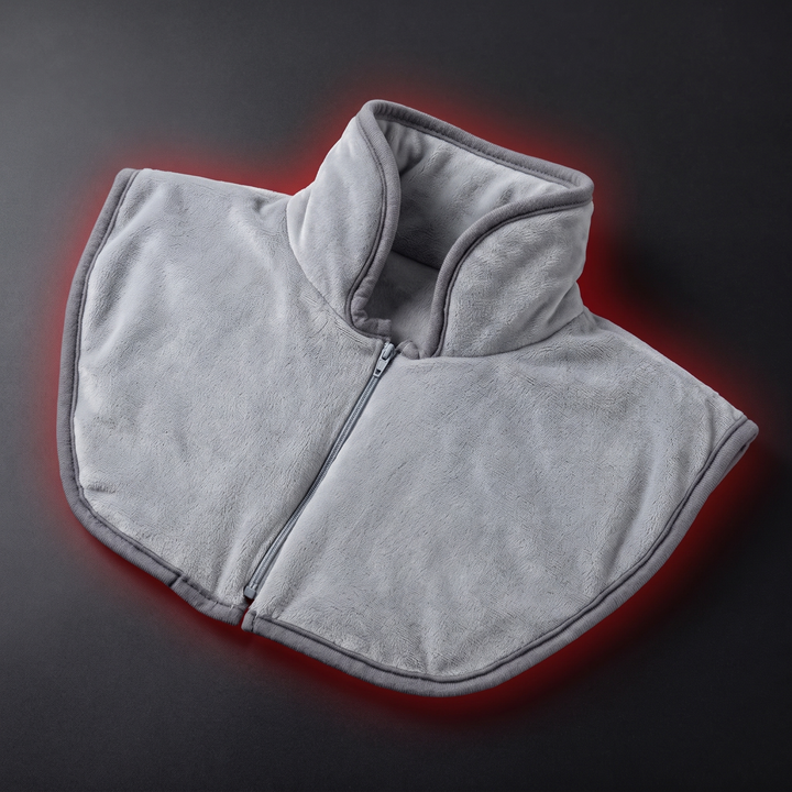 Heated Shoulder Neck Wrap Electric Heating Pad USB Powered Adjustable Heat Settings Muscle Tension Support Pad for Neck Back Shoulder Relaxation Home Office Use