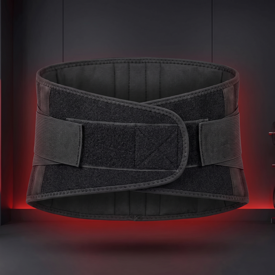 Heated Waist Support Belt Vibration Massage Lumbar Brace Adjustable Heat Levels Back Pain Relief Abdomen Warmer Home Use Recovery