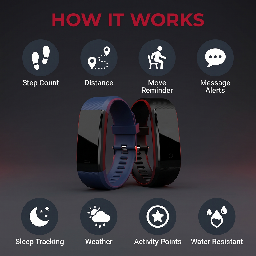 Kids Fitness Tracker Watch Touch Screen Activity Tracker for Boys and Girls Step Counter Sleep Monitor iOS Android Compatible Lightweight Everyday Wearable