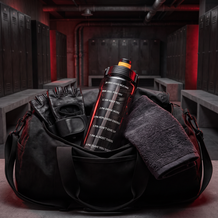 Large Capacity Sports Water Bottle with Straw and Time Marker Leak-Proof BPA-Free Motivational Hydration Bottle for Gym Fitness Outdoor Home Workout Recovery