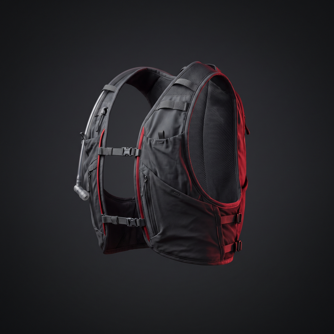 Lightweight Running Vest Backpack Unisex Water-Resistant Breathable Hydration Pack for Trail Running Hiking Cycling Marathon Fitness Outdoor Sports
