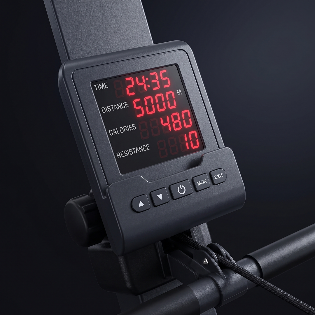Magnetic Rowing Machine Home Gym Rower 16-Level Resistance Bluetooth App Workout Ultra-Quiet Fitness Cardio Training Machine for Full Body Strength