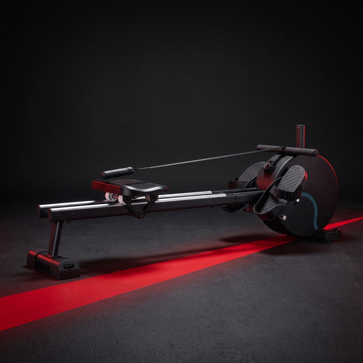 Magnetic Rowing Machine Indoor Rower Silent Magnetic Resistance Full Body Workout Home Gym Fitness Exercise Equipment Cardio Strength Training