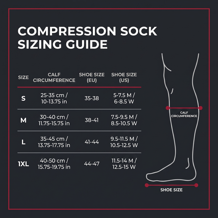 Medical Grade Compression Stockings 23-32mmHg Calf Leg Compression Socks Varicose Veins Edema Shin Splints Nursing Support Recovery Socks