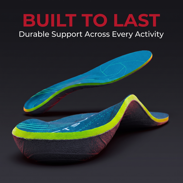 Orthopedic Insoles for Men and Women Metatarsal Support Inserts for Plantar Fasciitis Flat Feet Overpronation Heel Spur Relief Arch Support Shoe Insoles