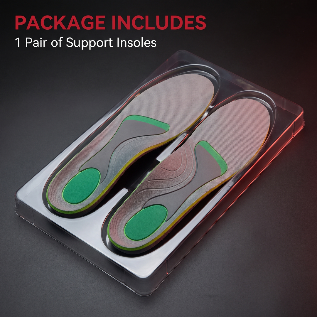 Orthopedic Insoles for Men and Women Metatarsal Support Inserts for Plantar Fasciitis Flat Feet Overpronation Heel Spur Relief Arch Support Shoe Insoles