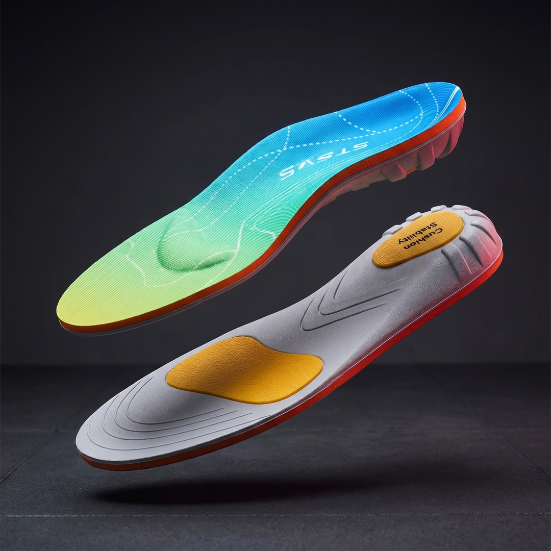 Orthopedic Shoe Insoles Arch Support Inserts Plantar Fasciitis Relief Flat Feet Metatarsal Pain Support Men Women All Day Standing Walking Comfort