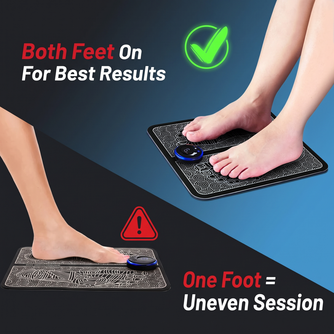 Portable EMS Foot Massager Pad Foldable Electric Muscle Stimulator Mat Foot Circulation Pad Leg Feet Relief Home Use Recovery