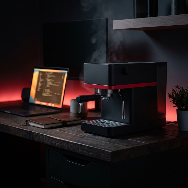 Portable Electric Espresso Coffee Maker Automatic Coffee Making Machine Compact Home Office Commercial Use Smart Coffee Machine