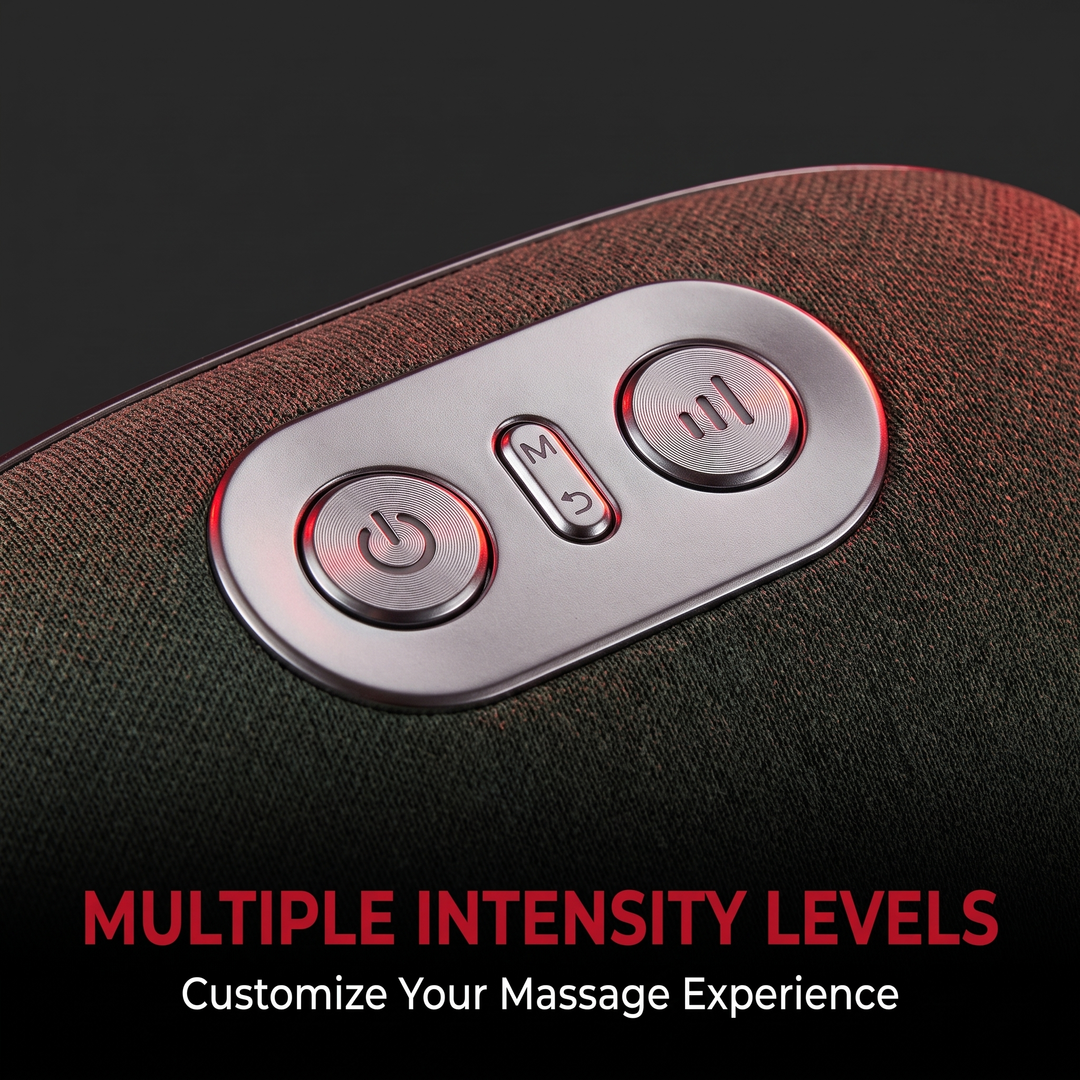 Portable Electric Neck Massager with Heat and Kneading Therapy Wireless Rechargeable Neck Shoulder Pain Relief Massager for Home Office Recovery