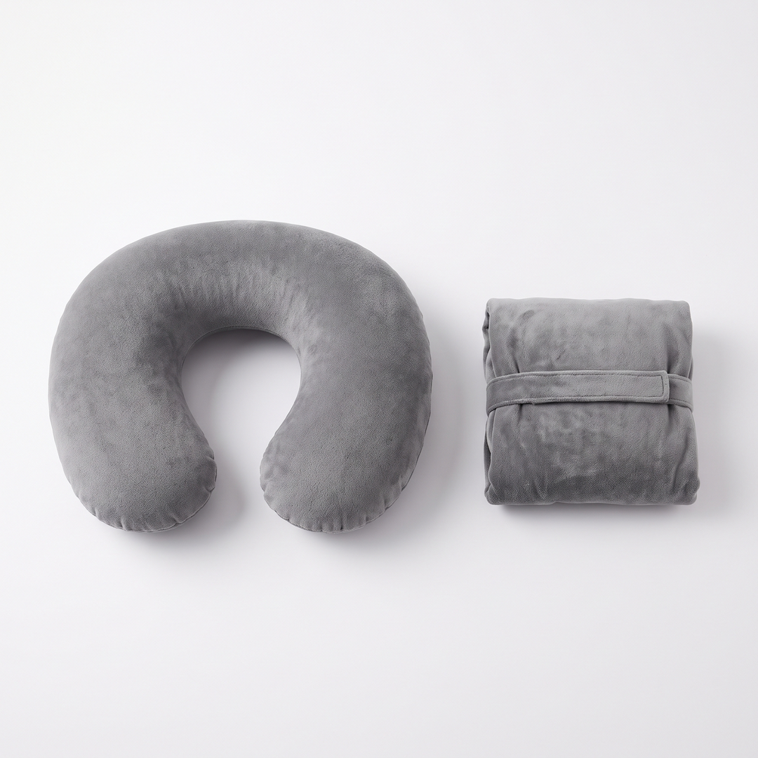 Portable Inflatable Camping Pillow Ultralight Travel Pillow Neck Lumbar Support Hiking Backpacking Sleeping Pillow Compact Air Pillow for Outdoor Home Use