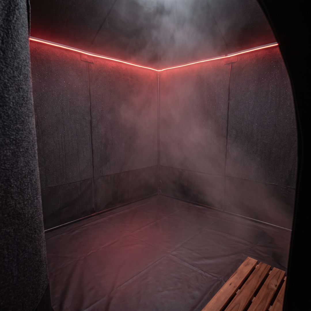 Portable Steam Sauna Tent Home Spa Sauna Box with 1600W Steamer 4L Water Tank Remote Control Adjustable Height Personal Sauna for Relaxation Recovery
