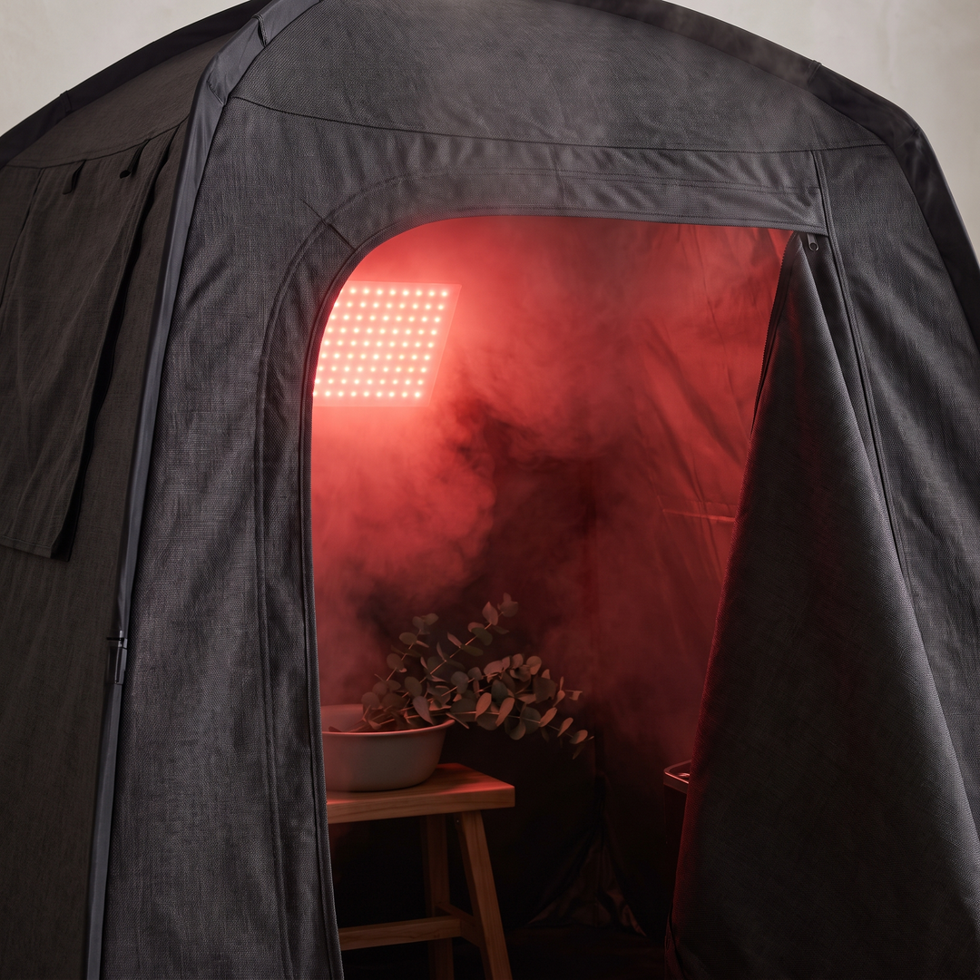 Portable Steam Sauna Tent Home Spa Sauna Box with 1600W Steamer 4L Water Tank Remote Control Adjustable Height Personal Sauna for Relaxation Recovery