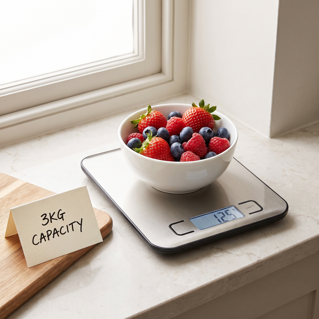 Precision Digital Kitchen Scale Electronic Food Scale USB Rechargeable Baking Scale Coffee Scale Household Cooking Balance 15KG Capacity