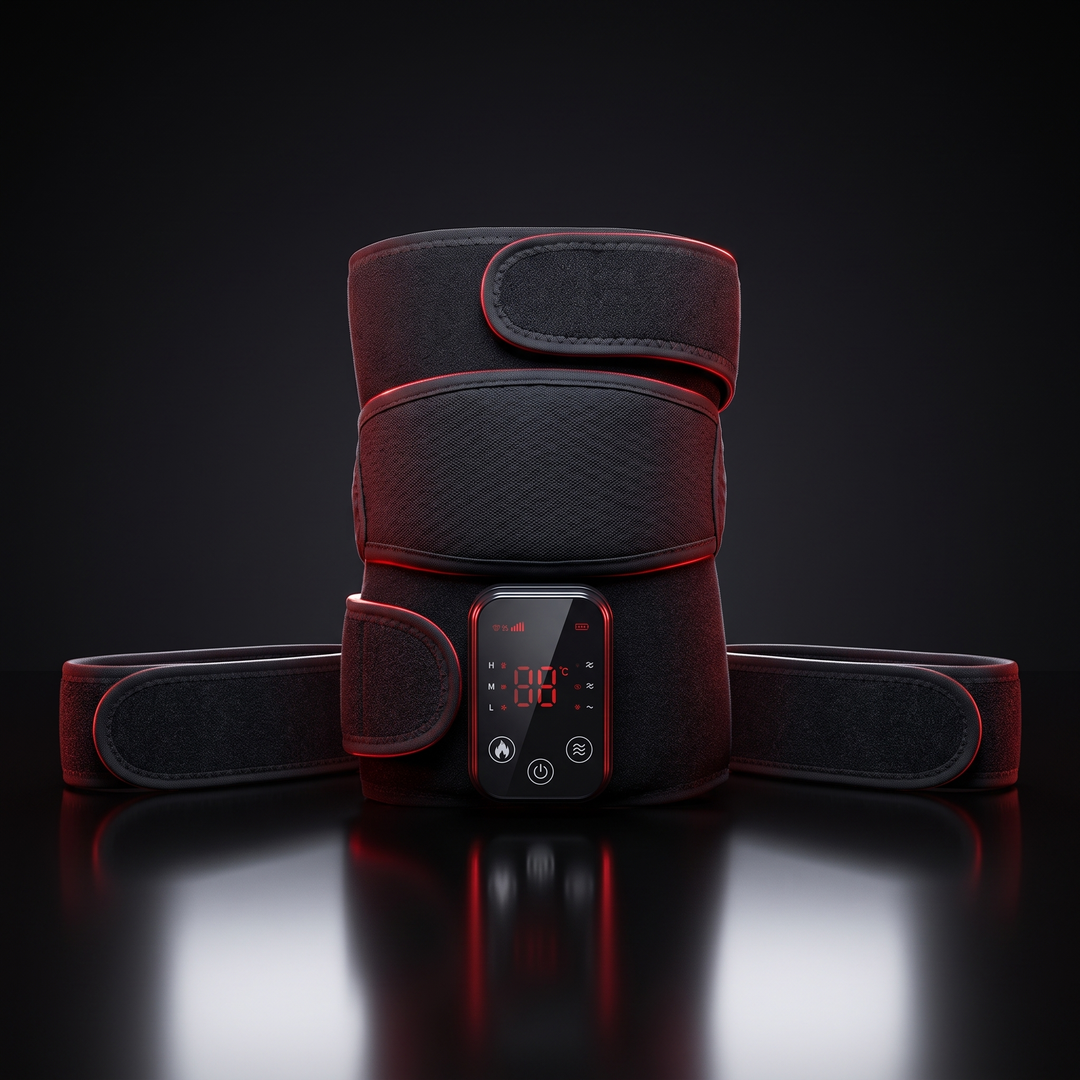 Professional 3-in-1 Shoulder Knee Elbow Massager Electric Heated Vibration Massage Wrap Joint Muscle Relaxation Recovery Support