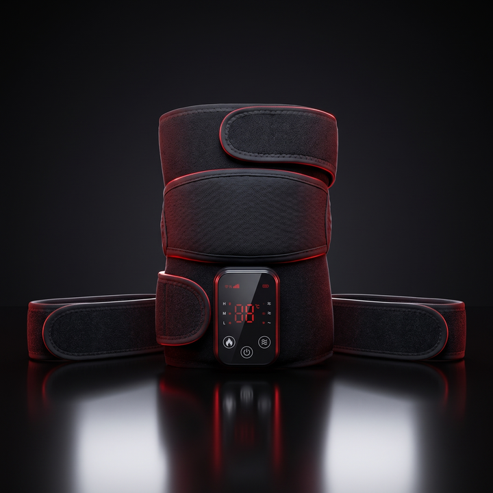 Professional 3-in-1 Shoulder Knee Elbow Massager Electric Heated Vibration Massage Wrap Joint Muscle Relaxation Recovery Support