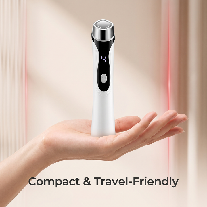Professional 4-in-1 Microcurrent Facial Device LED Light Therapy Skin Massager Contouring Lifting Firming Face Care Tool for Home Use