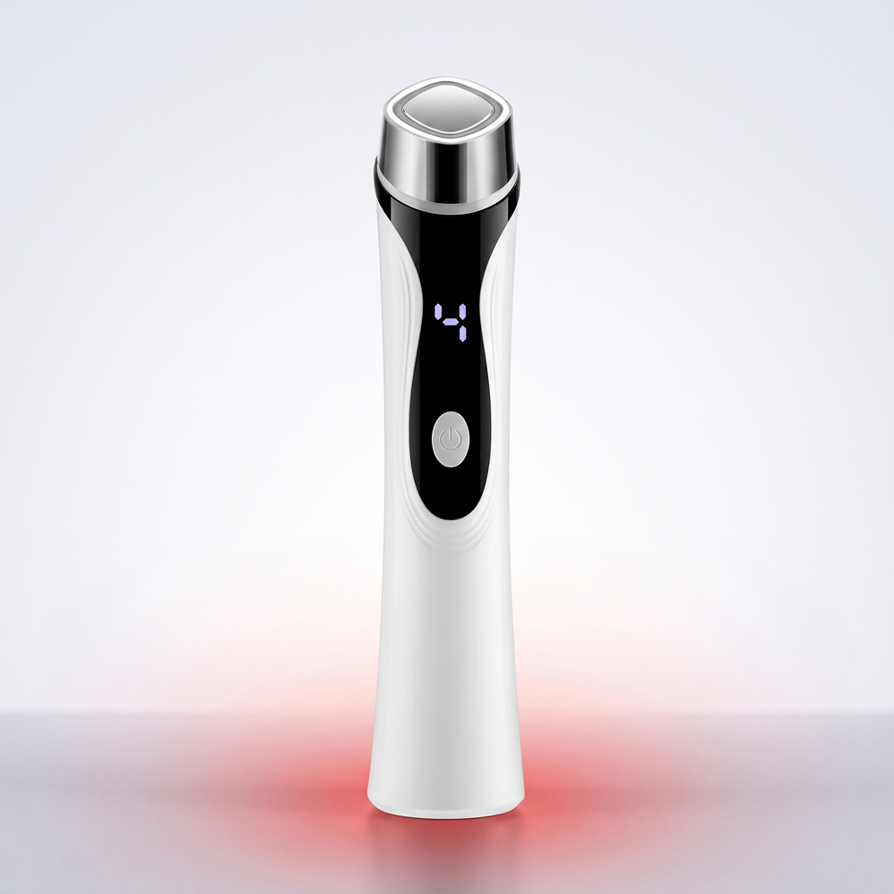 Professional 4-in-1 Microcurrent Facial Device LED Light Therapy Skin Massager Contouring Lifting Firming Face Care Tool for Home Use