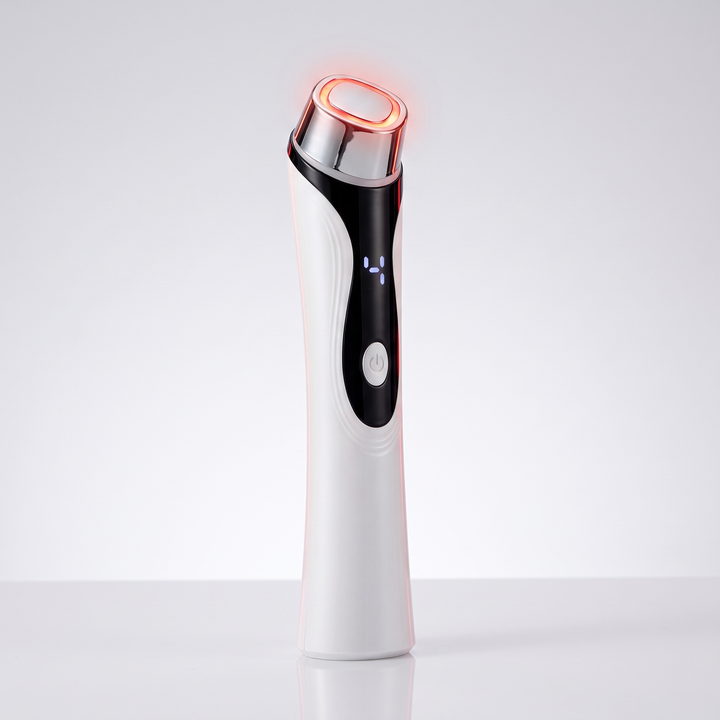 Professional 4-in-1 Microcurrent Facial Device LED Light Therapy Skin Massager Contouring Lifting Firming Face Care Tool for Home Use