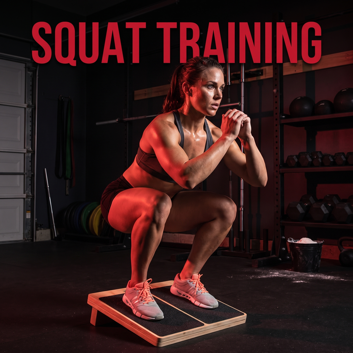 Professional Adjustable Slant Board Wooden Calf Stretching Board Non-Slip Squat Wedge Stretch Board for Home Gym Mobility Strength Training