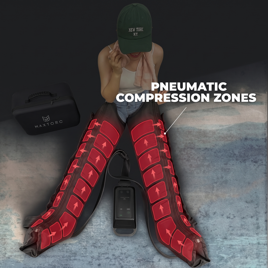 Professional Air Compression Recovery Boots Leg Massager Wireless Pneumatic Compression Boots for Athletes Muscle Recovery Circulation Support