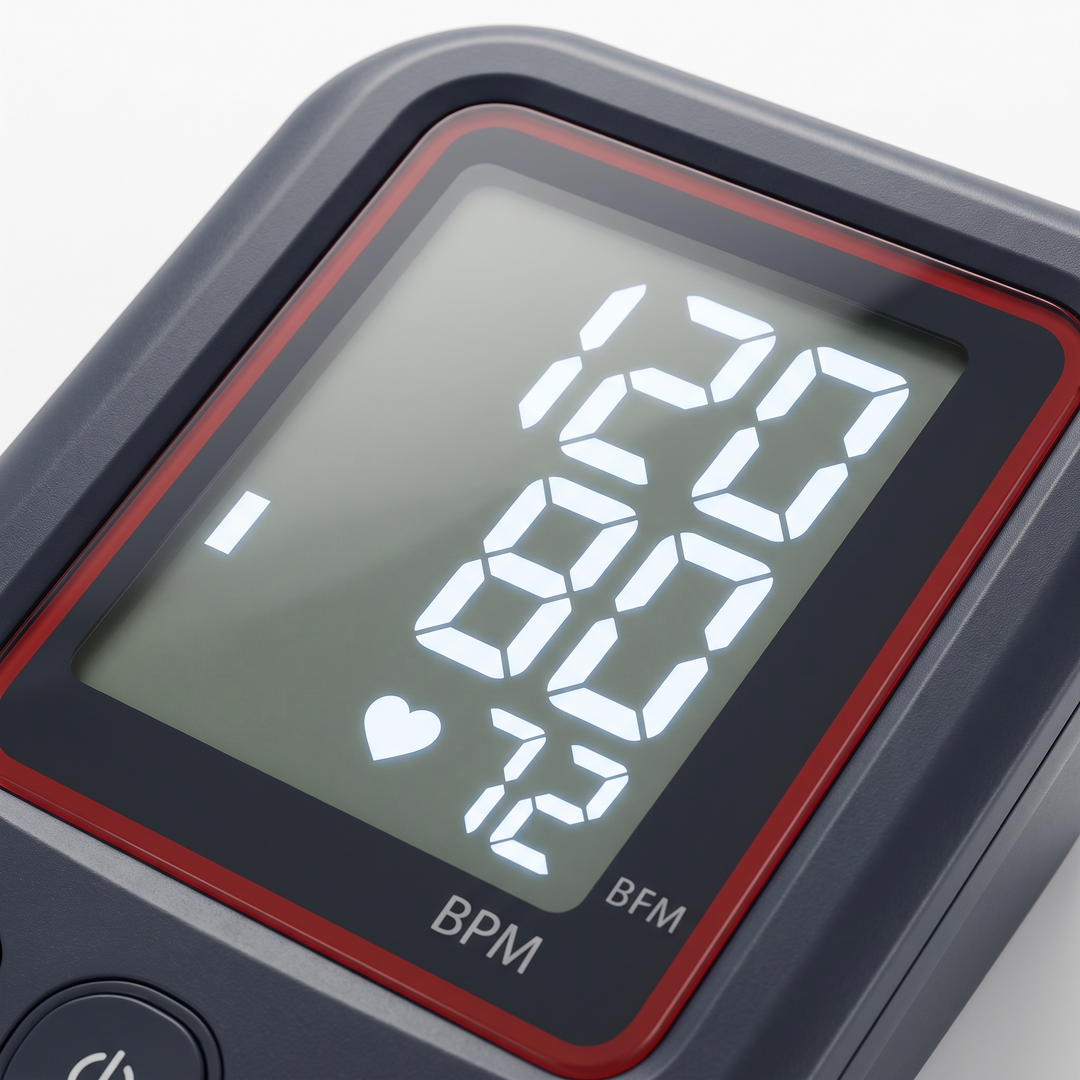 Professional Blood Pressure Monitor Upper Arm Automatic Digital BP Monitor with Heart Rate Detection Home Health Monitoring Portable