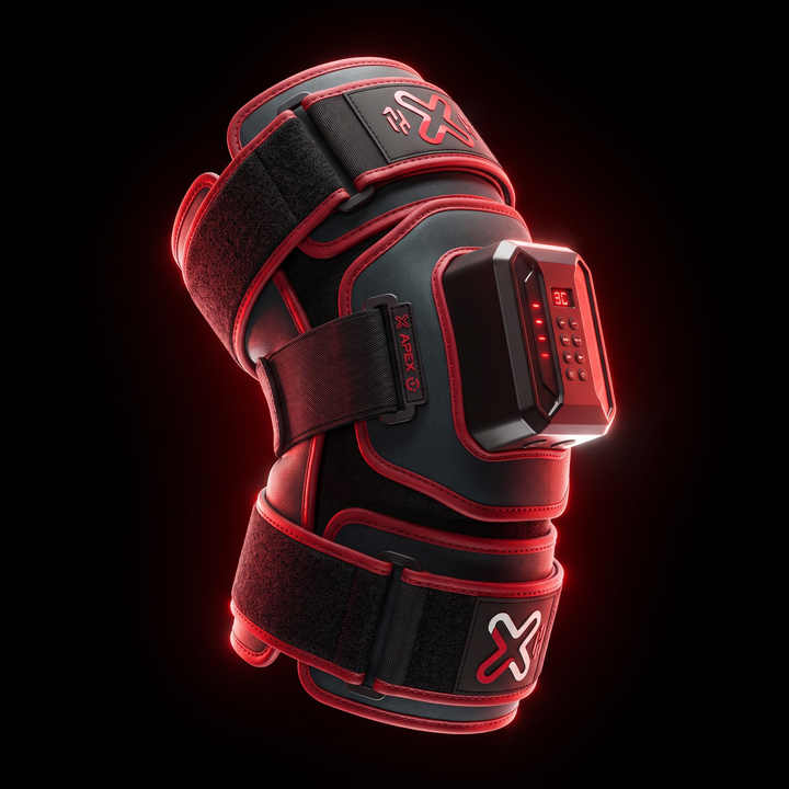 Professional Cold &amp; Heat Therapy Knee Massager with Compression 5 Modes 3 Pressure Levels Plug-In Leg Recovery Massager for Home Use Physiotherapy Rehabilitation