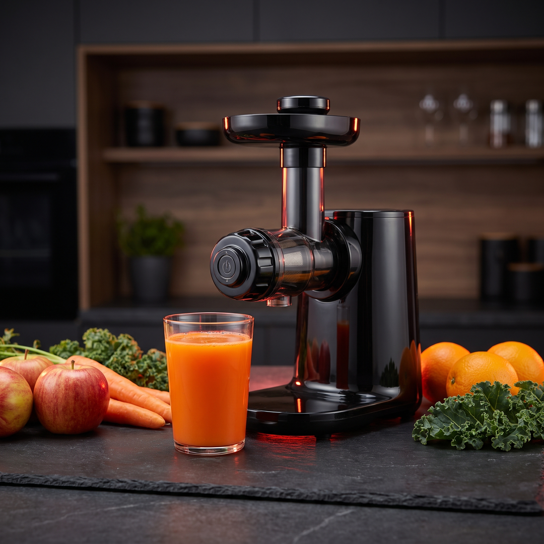 Professional Cold Press Juicer Slow Masticating Juicer for Whole Fruits and Vegetables Smoothie Blender Food Mixer with Ice Crusher Function Kitchen Juicer
