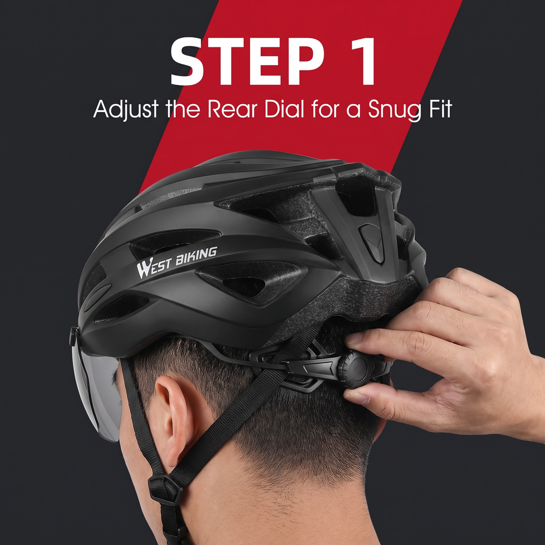 Professional Cycling Helmet with Magnetic Goggle Lens Integrated Moulding MTB Bike Helmet Breathable Ultralight Road Bicycle Safety Cap for Men Women